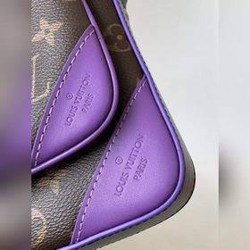 LV Trio почтовая сумка через плечо Изготовлена из ткани Monogram