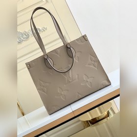 Сумка LV ONTHEGO, модель M45607, тисненый серый, сумка-тоут Для р
