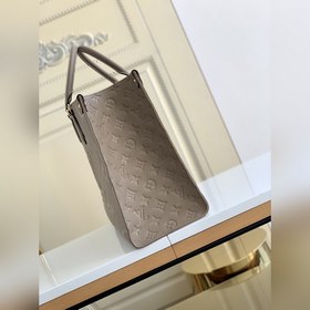 Сумка LV ONTHEGO, модель M45607, тисненый серый, сумка-тоут Для р