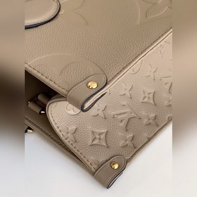 Сумка LV ONTHEGO, модель M45607, тисненый серый, сумка-тоут Для р