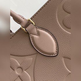 Сумка LV ONTHEGO Сумка-тоут с тиснением, серый Для работы, покуп