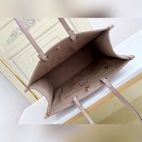 Сумка LV ONTHEGO Сумка-тоут с тиснением, серый Для работы, покуп