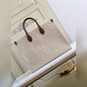 Сумка LV ONTHEGO с тиснением, сумка-тоут, сумка-тоут Для работы,