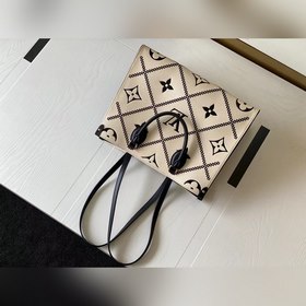 LV Модель M46016 Молочно-белая сумка ONTHEGO среднего размера Эта