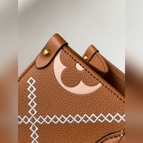 LV Модель M46015 Земляной цвет ONTHEGO Средняя сумка Сумка-тоут 