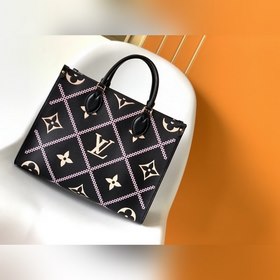 LV Модель M16017 Черный ONTHEGO Сумка среднего размера Сумка-то