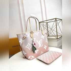 Средняя сумка LV Neverfull, модель M45680, цвет «туманный» Сумка