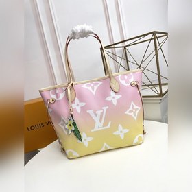 Средняя сумка LV Neverfull, модель M45680, розовый Сумка Neverful