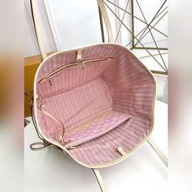 Средняя сумка LV Neverfull, модель M45680, розовый Сумка Neverful