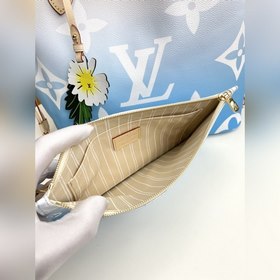 Средняя сумка LV Neverfull, модель M45680, синяя Сумка Neverfull