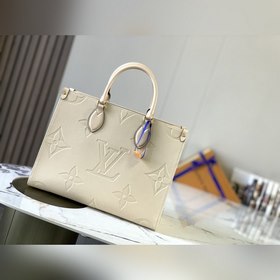 LV Модель M44930 Белый тисненый  Сумка ONTHEGO Для работы, покуп