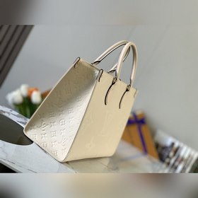 LV Модель M44930 Белый тисненый  Сумка ONTHEGO Для работы, покуп