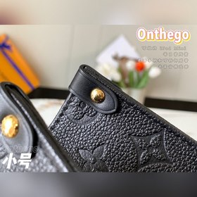 LV Модель M45653 Черный тисненый  Onthego, сумка-тоут Вдохновлен