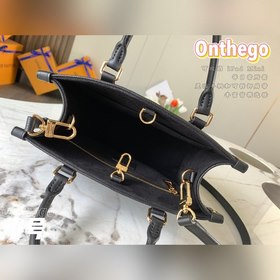 LV Модель M45653 Черный тисненый  Onthego, сумка-тоут Вдохновлен