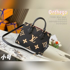 LV Модель M45659 Черно-белый принт  Onthego маленькая сумка-тоу