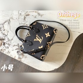 LV Модель M45659 Черно-белый принт  Onthego маленькая сумка-тоу
