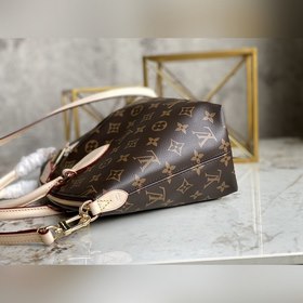 LV Модель M45986 Серия Boétie с рельефным узором, сумка-тоут с за