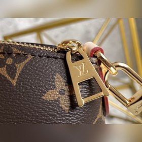 LV Модель M45986 Серия Boétie с рельефным узором, сумка-тоут с за