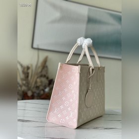 Сумка LV OnTheGo, модель M46060, зеленая с белым Сумка OnTheGo и