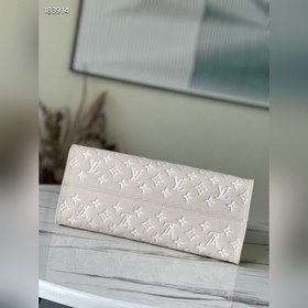 Сумка LV OnTheGo, модель M46060, зеленая с белым Сумка OnTheGo и