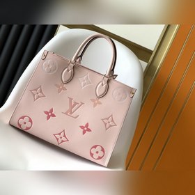Средняя сумка LV OnTheGo, модель M45719, розовый Сумка OnTheGo с