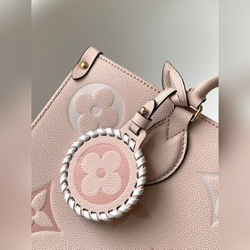 Средняя сумка LV OnTheGo, модель M45719, розовый Сумка OnTheGo с