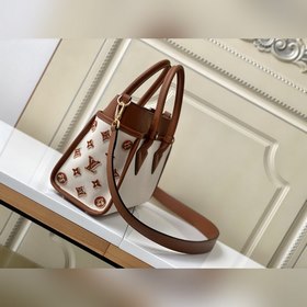 LV On My Side Маленькая сумка-тоут Модель M59905 Коричнево-желты