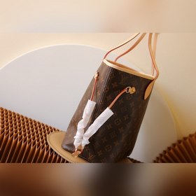 Средняя сумка LV Neverfull Сумка Neverfull среднего размера сочет