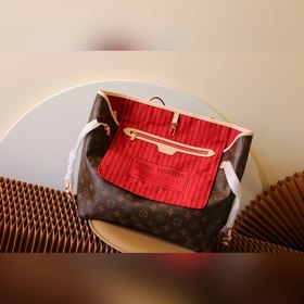 Средняя сумка LV Neverfull Сумка Neverfull среднего размера сочет