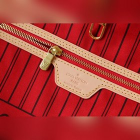 Средняя сумка LV Neverfull Сумка Neverfull среднего размера сочет