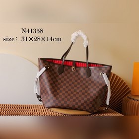Средняя сумка LV Neverfull Сумка Neverfull среднего размера сочет