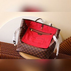 Средняя сумка LV Neverfull Сумка Neverfull среднего размера сочет