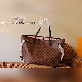 Средняя сумка LV Neverfull Сумка Neverfull среднего размера сочет