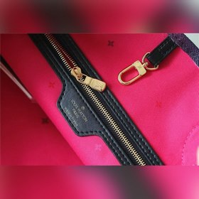 Сумка LV Neverfull среднего размера, розово-синяя Сумка Neverfull
