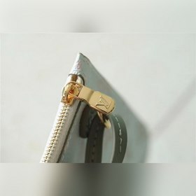 Сумка LV Neverfull среднего размера, светло-зеленая с розовым Сум