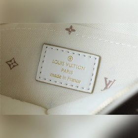 Сумка LV Neverfull среднего размера, светло-зеленая с розовым Сум
