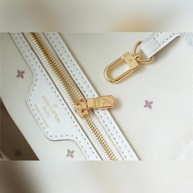 Сумка LV Neverfull среднего размера, светло-зеленая с розовым Сум