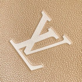 LV Модель M46015 Коричневая сумка ONTHEGO среднего размера с шелк