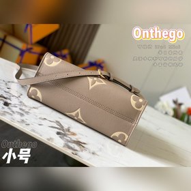 LV Модель M45779 Слоновая кость с принтом  Onthego маленькая сум