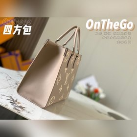 LV Модель M45494 Слоновая кость с принтом ONTHEGO маленькая сум