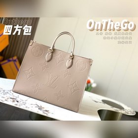 LV Модель M44925 Слоновая кость с тиснением  ONTHEGO Большая сум