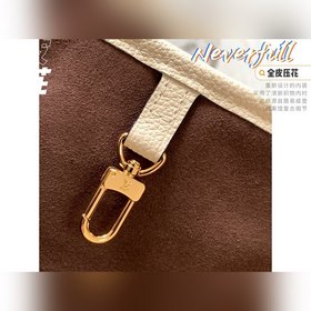 Средняя сумка LV Neverfull, модель M45684, молочно-белый с тиснен