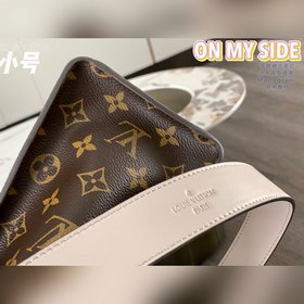 LV Модель M57729 Старый серый коричневый Сумка ON MY SIDE Эта м