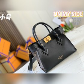 LV Модель M57728 Старый черный Сумка ON MY SIDE Эта модель соч