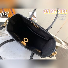 LV Модель M57728 Старый черный Сумка ON MY SIDE Эта модель соч
