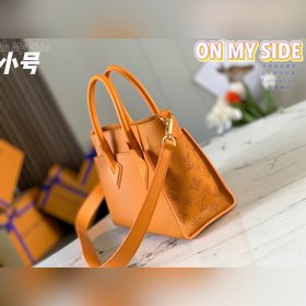 LV Модель M57730 Перфорированная сумка имбирно-желтого цвета Су