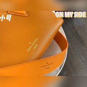 LV Модель M57730 Перфорированная сумка имбирно-желтого цвета Су