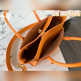 LV Модель M57730 Перфорированная сумка имбирно-желтого цвета Су