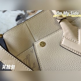 LV Модель M55802 Молочно-белый Сумка On My Side Элегантная сумк