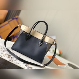 LV Модель M53823 Старый темно-синий Сумка On My Side Сумка демон